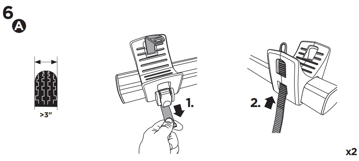 Can I adjust the rear tire strap on my Thule T2 bike rack to fit fat tires